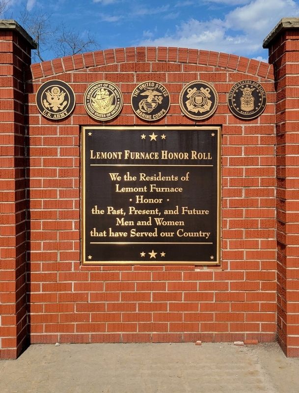 Lemont Furnace Honor Roll Marker image. Click for full size.