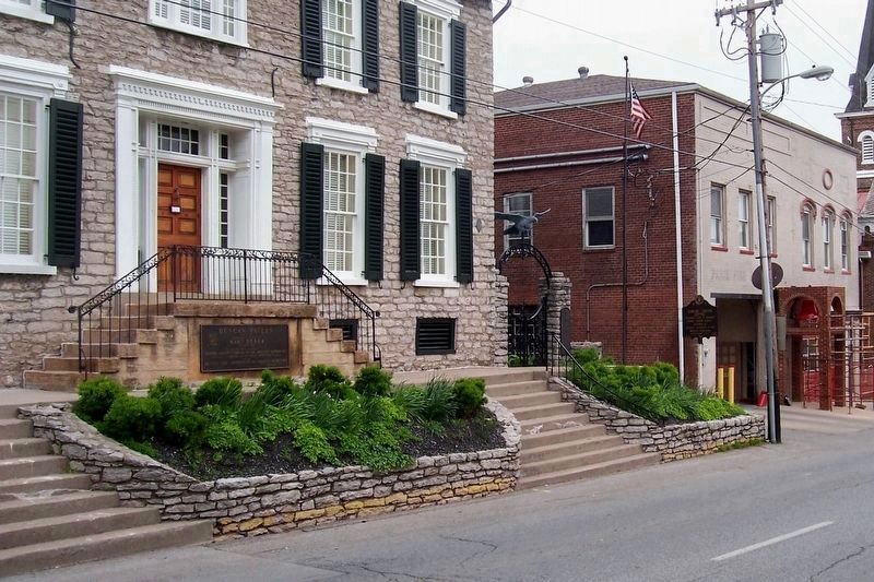 Duncan Tavern Marker wide view. Click for full size. Duncan Tavern Marker wide view image. Click for full size.