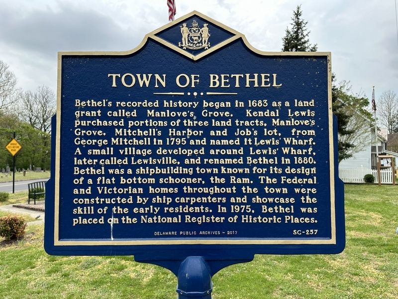 Town of Bethel Marker image. Click for full size.