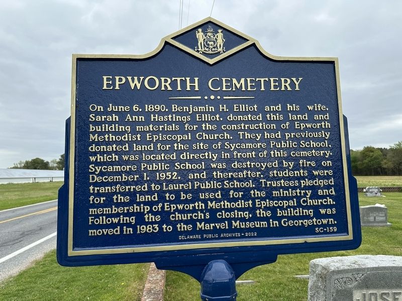 Epworth Cemetery Marker image. Click for full size.