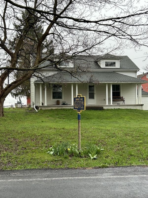 Cummings Home Marker. Click for full size. Cummings Home Marker image. Click for full size.