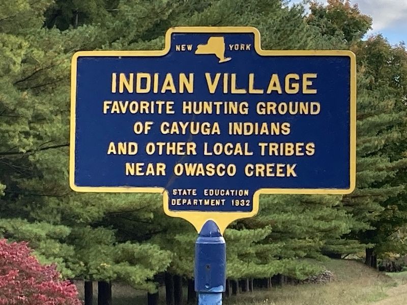 Indian Village Marker image. Click for full size.