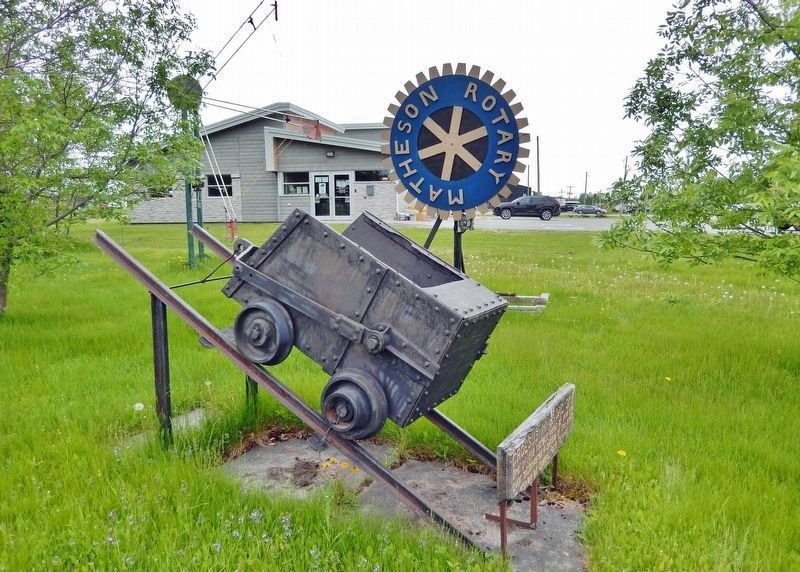 Croesus Mine Ore Skip & Marker image. Click for full size.