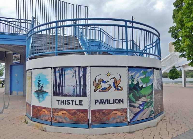 Thistle Pavilion Sign image. Click for full size.