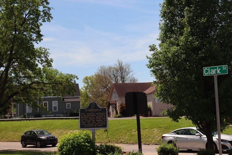 Clarksville Marker. Click for full size. Clarksville Marker image. Click for full size.