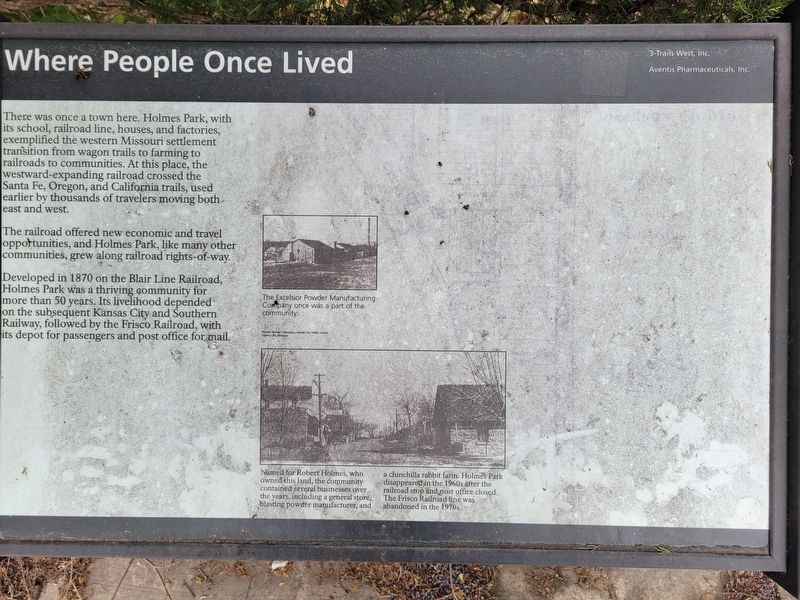 Where People Once Lived Marker image. Click for full size.
