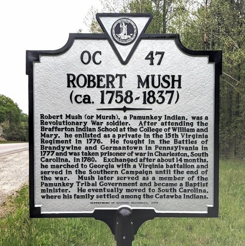Robert Mush Marker image. Click for full size.