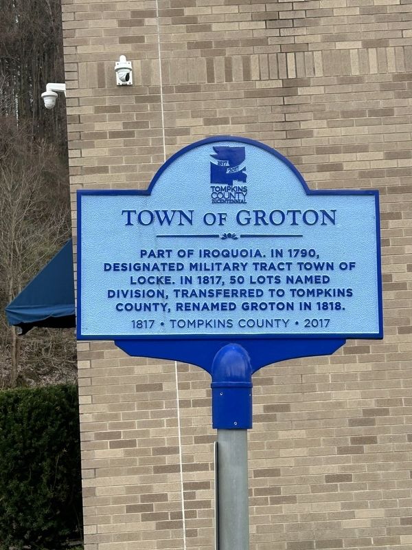 Town of Groton Marker image. Click for full size.