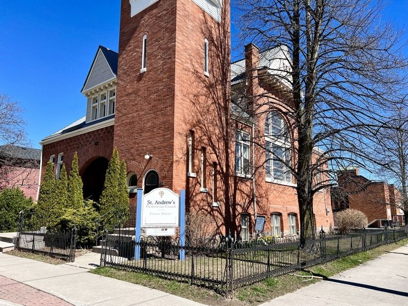 St. Andrew's Presbyterian Church Marker. Click for full size. St. Andrew's Presbyterian Church Marker image. Click for full size.