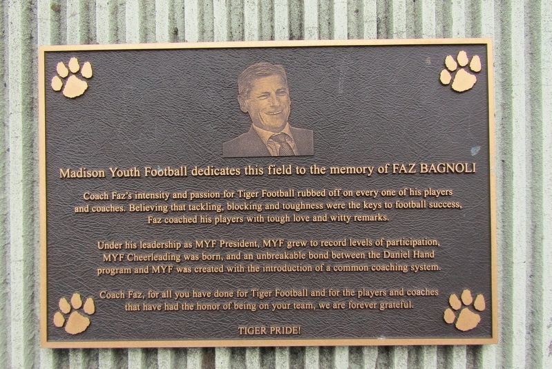 Faz Bagnoli Marker. Click for full size. Faz Bagnoli Marker image. Click for full size.