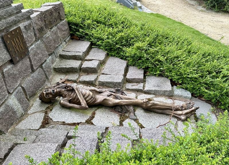 Natzweiler-Struthof Concentration Camp Memorial - detail image. Click for full size.