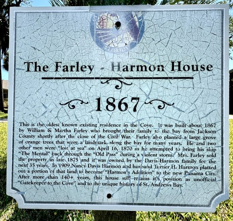 The Farley ~ Harmon House Marker image. Click for full size.