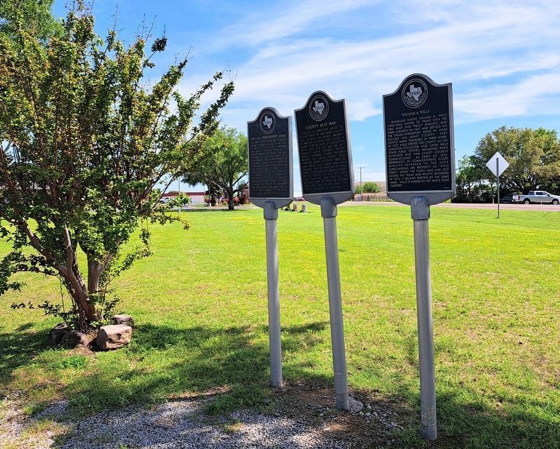 County Seat War Marker. Click for full size. County Seat War Marker image. Click for full size.
