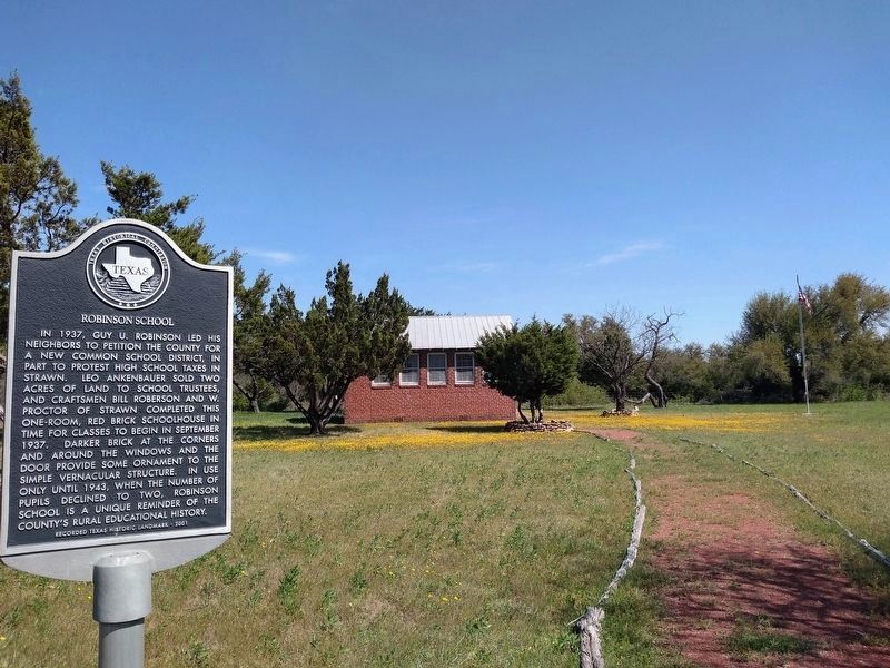 Robinson School Marker image. Click for full size.