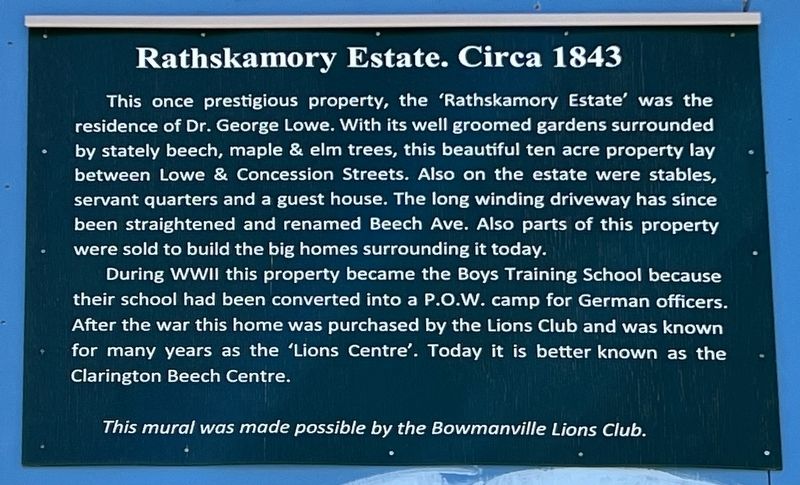 Rathskamory Estate. Circa 1843 Marker image. Click for full size.