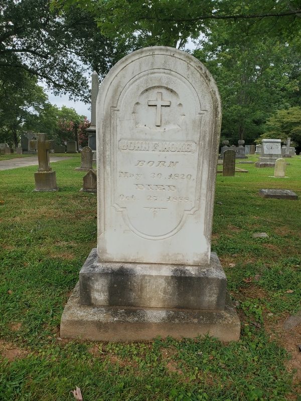 Col. John F. Hoke gravesite image. Click for full size.
