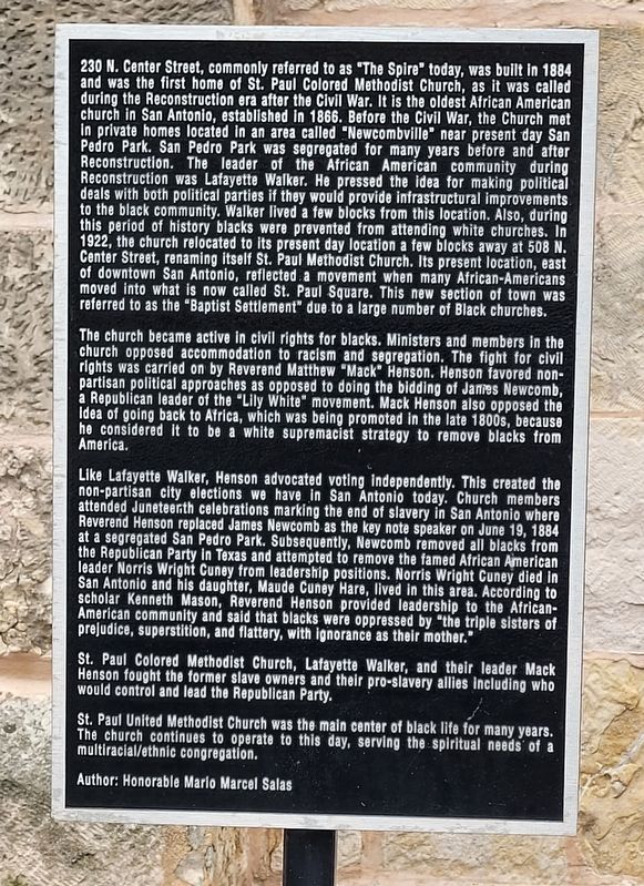 The Spire Marker image. Click for full size.