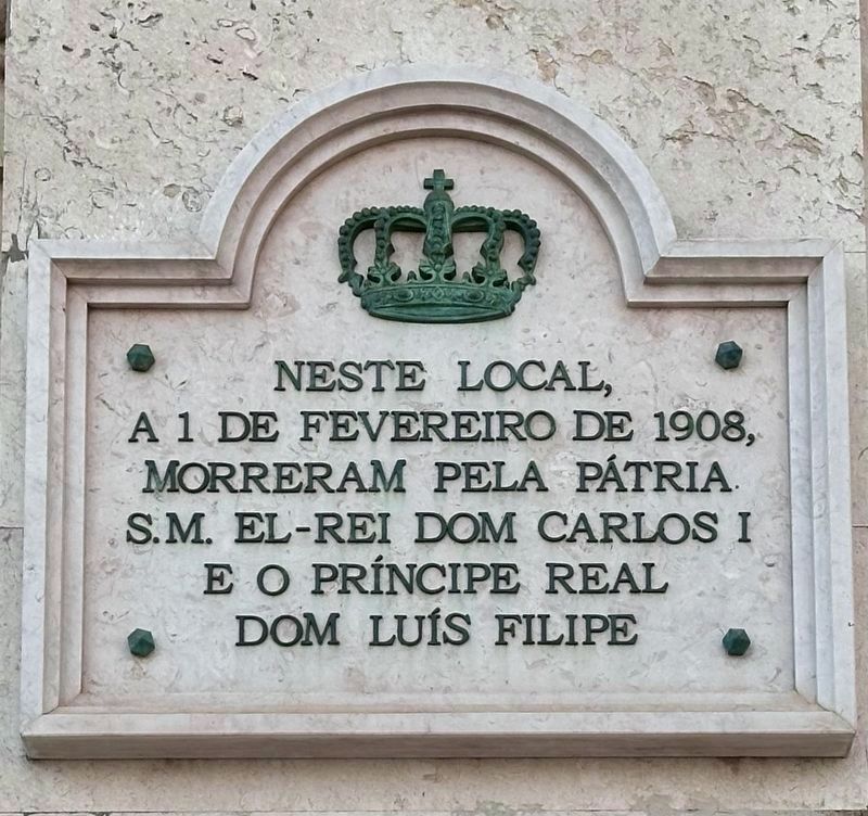 The Lisbon Regicide Marker image. Click for full size.
