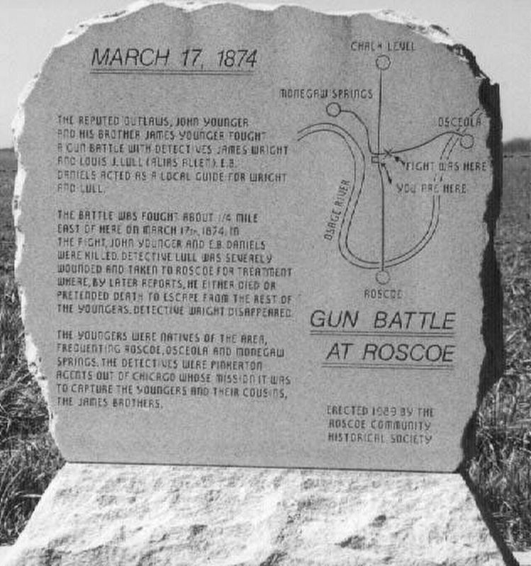March 17, 1874 Marker image. Click for full size.