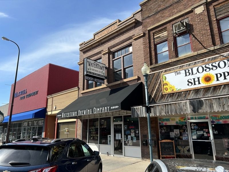 Balsiger's Bakery Building & Marker image. Click for full size.