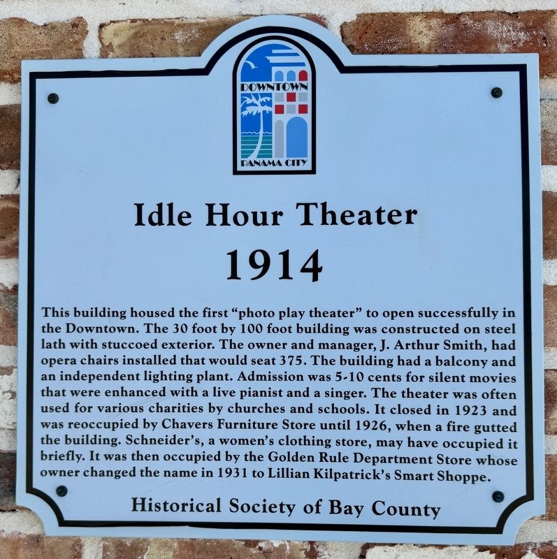Idle Hour Theater Marker image. Click for full size.