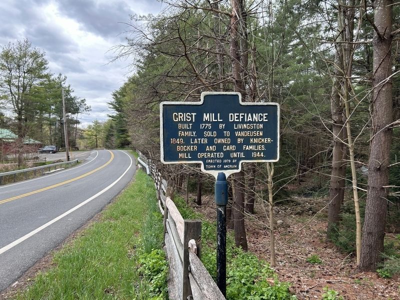 Grist Mill Defiance Marker image. Click for full size.