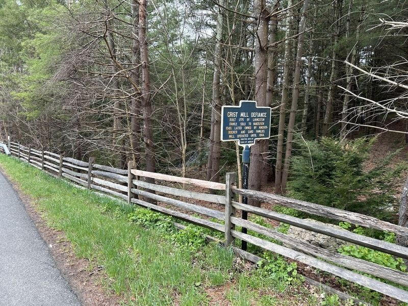 Grist Mill Defiance Marker. Click for full size. Grist Mill Defiance Marker image. Click for full size.
