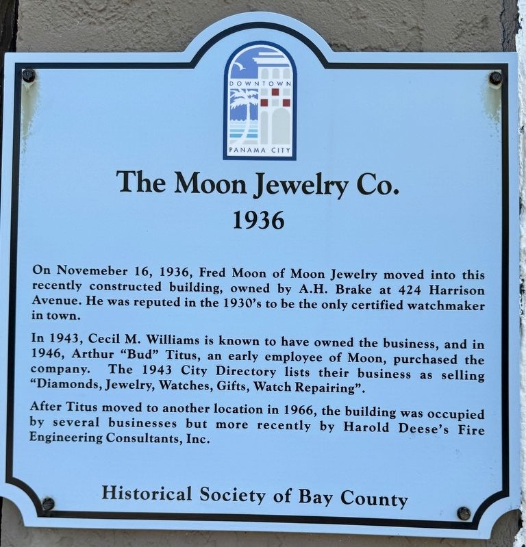 The Moon Jewelry Co. Marker image. Click for full size.