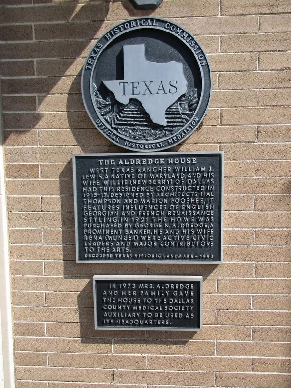 The Aldredge House Marker image. Click for full size.