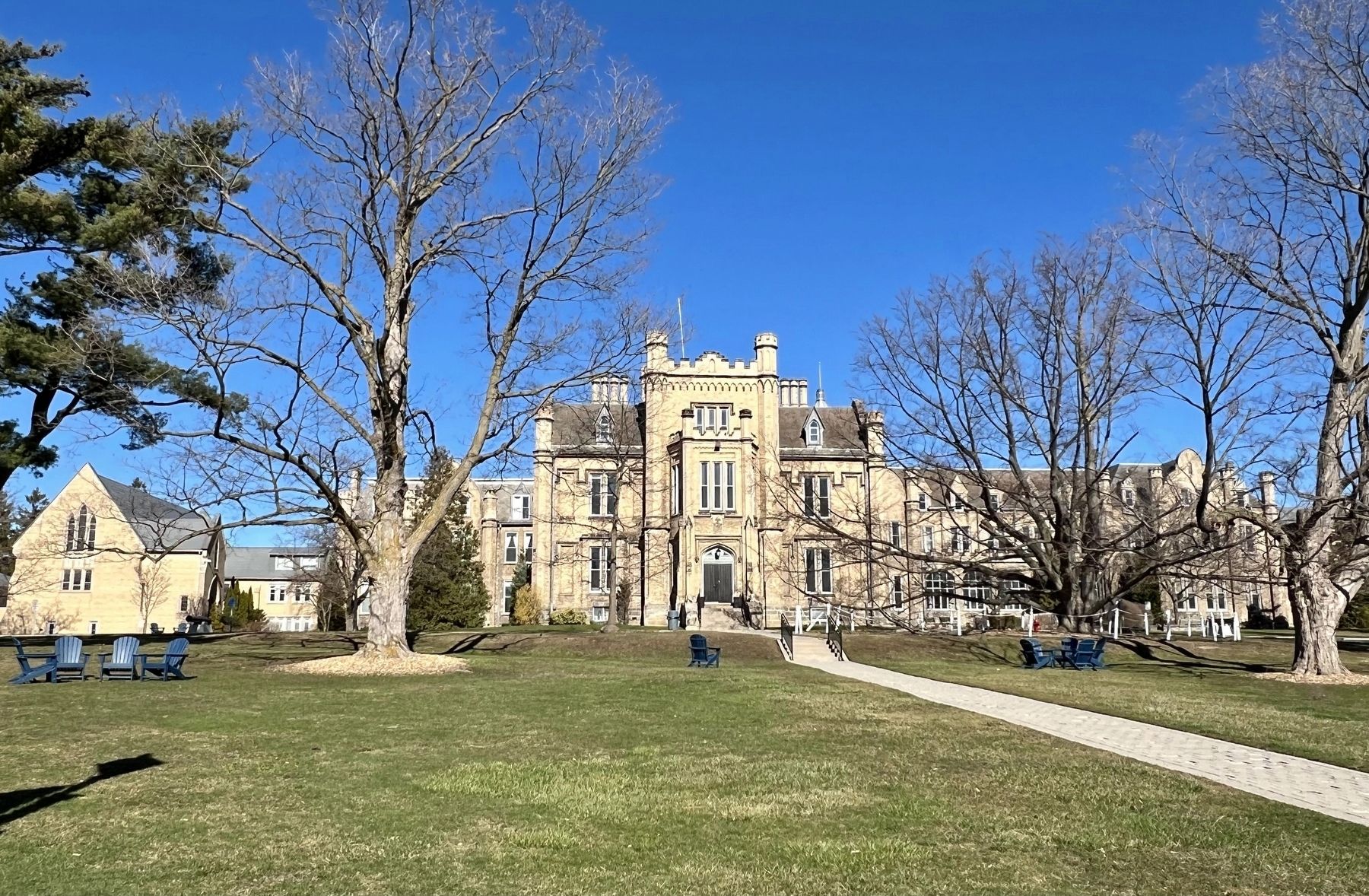 Trafalgar Castle School (former Ontario Ladies’ College). Click for full size. Trafalgar Castle School (former Ontario Ladies’ College) image. Click for full size.