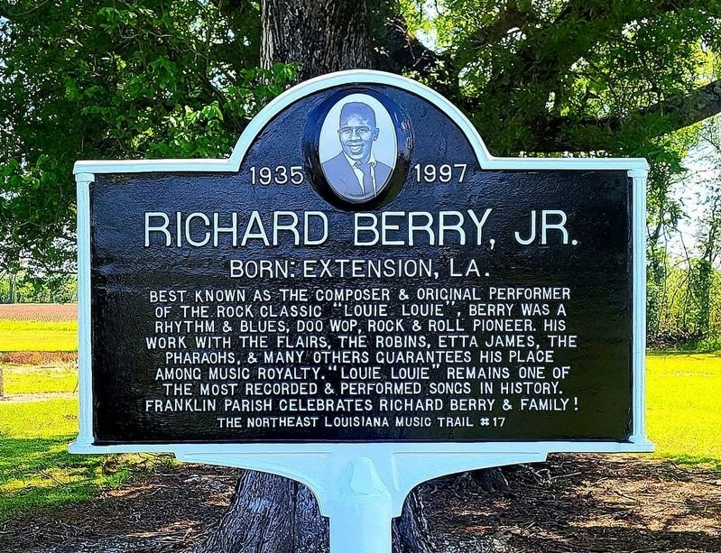 Richard Berry, Jr. Marker image. Click for full size.