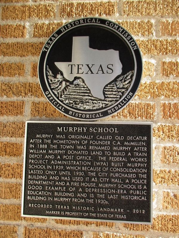 Murphy School Marker image. Click for full size.