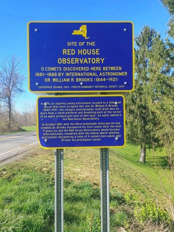 Site of the Red House Observatory Marker image. Click for full size.