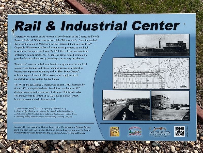 Rail & Industrial Center Marker image. Click for full size.
