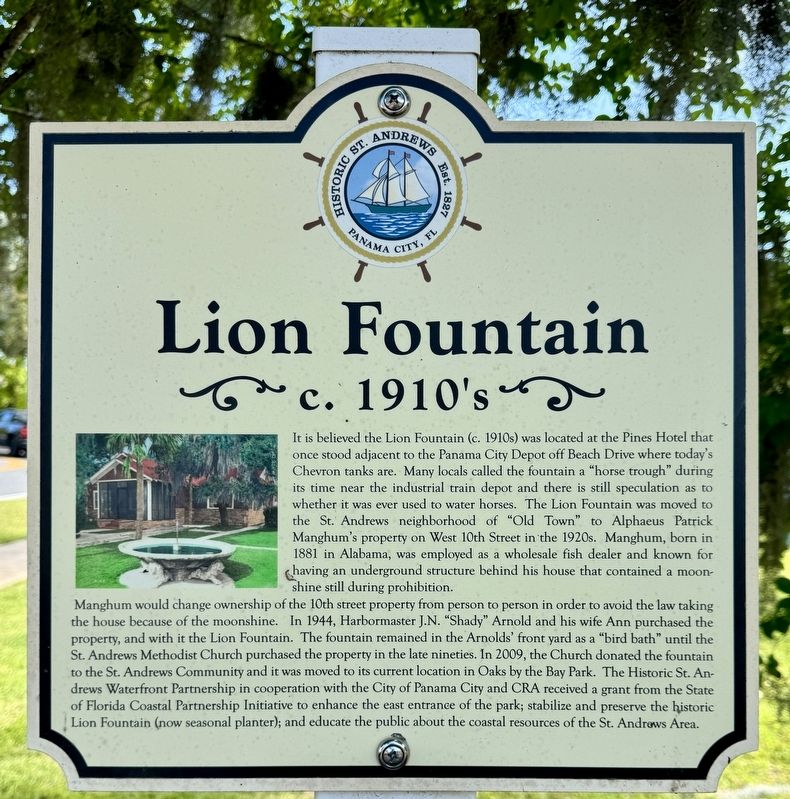 Lion Fountain Marker image. Click for full size.