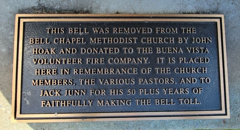 Church Bell Marker image. Click for full size.