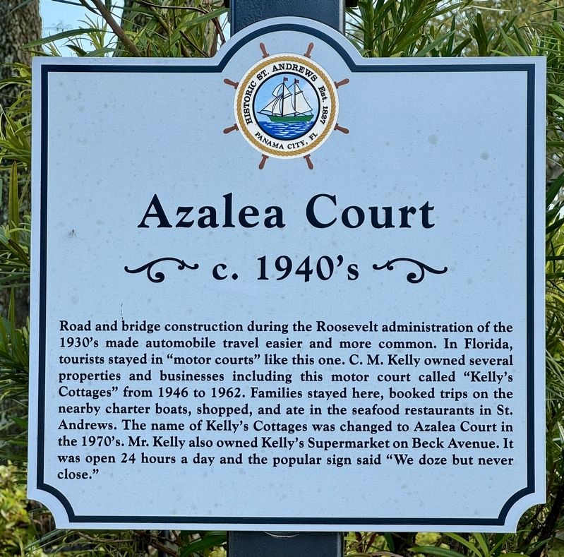 Azalea Court Marker image. Click for full size.