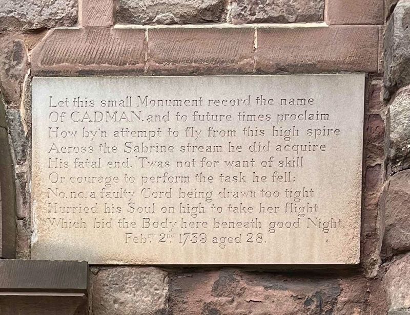 Cadman Marker. Click for full size. Cadman Marker image. Click for full size.