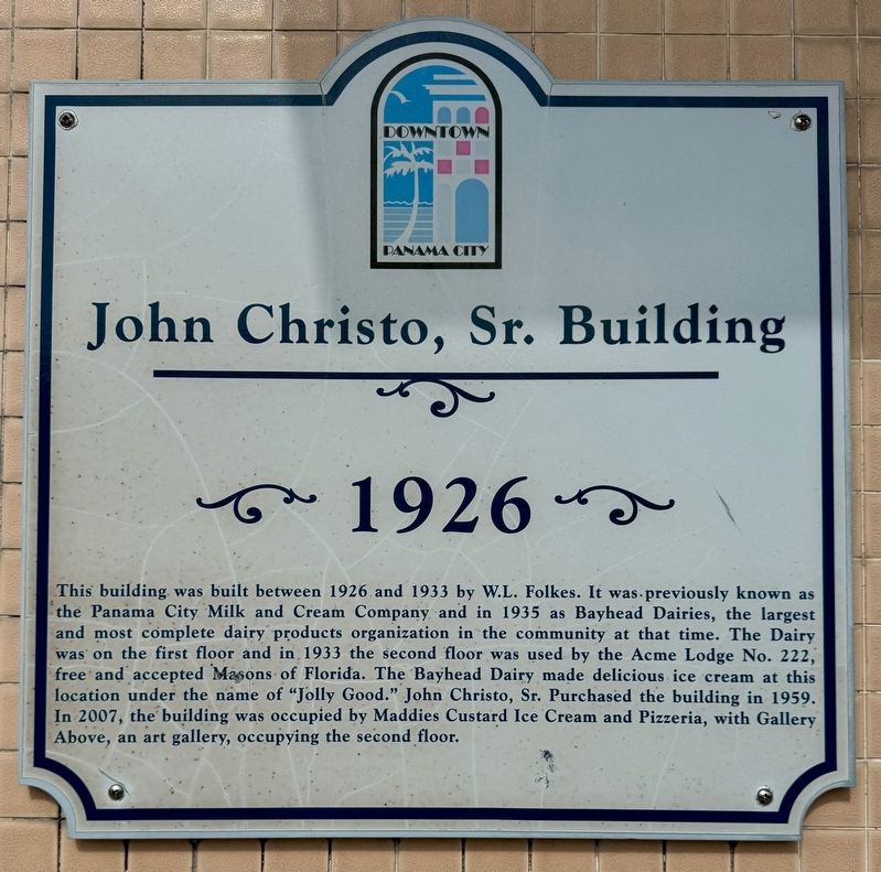 John Christo, Sr. Building Marker image. Click for full size.
