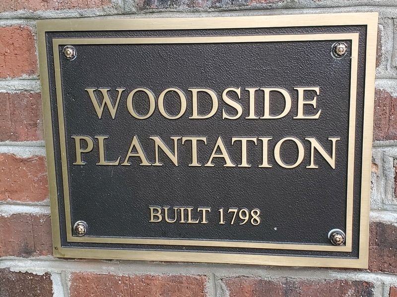 Woodside Plantation built 1798 image. Click for full size.