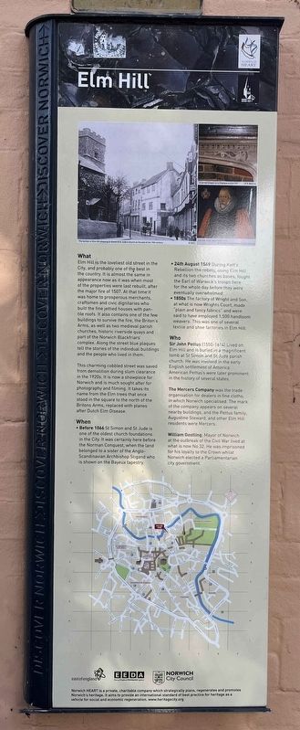 Elm Hill Marker image. Click for full size.