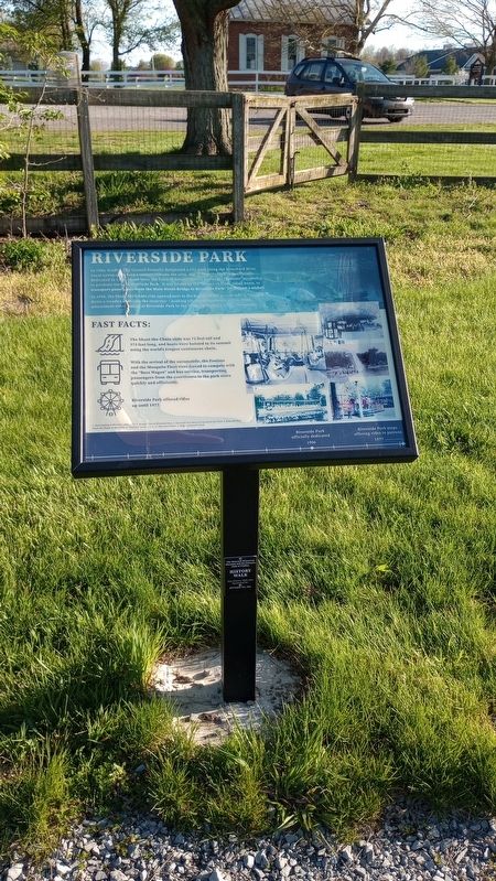 Riverside Park Marker image. Click for full size.