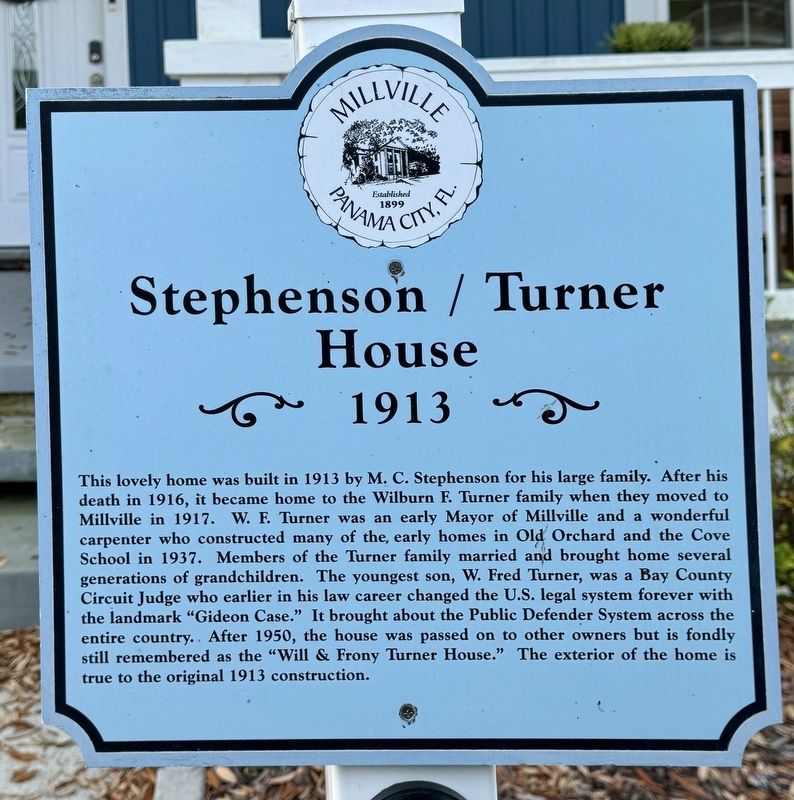 Stephenson/Turner House Marker image. Click for full size.