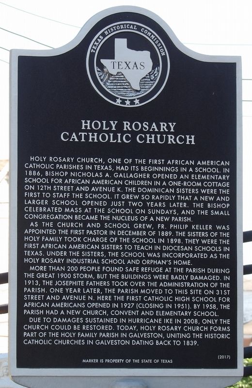 Holy Rosary Catholic Church Marker image. Click for full size.