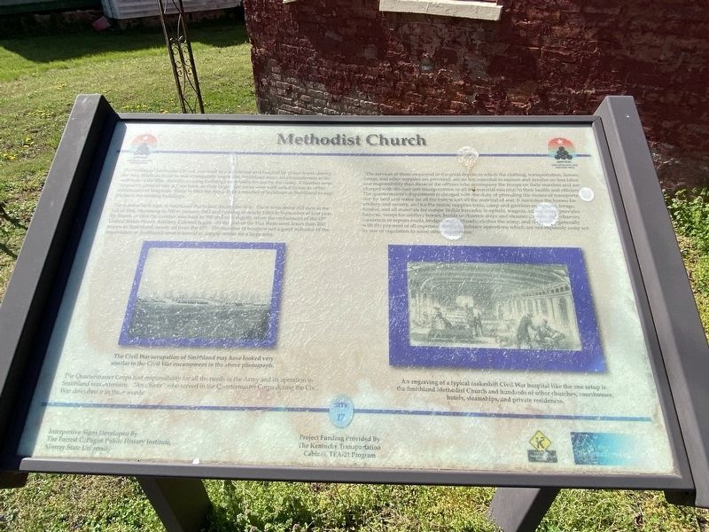 Methodist Church Marker image. Click for full size.