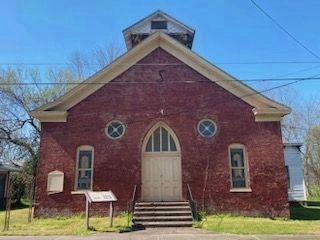 Methodist Church and Marker image. Click for full size.