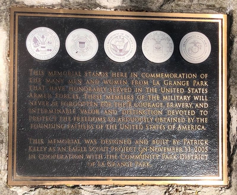 Veterans Memorial Marker. Click for full size. Veterans Memorial Marker image. Click for full size.