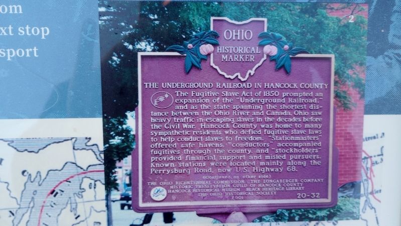 The Underground Railroad In Hancock County image. Click for full size.