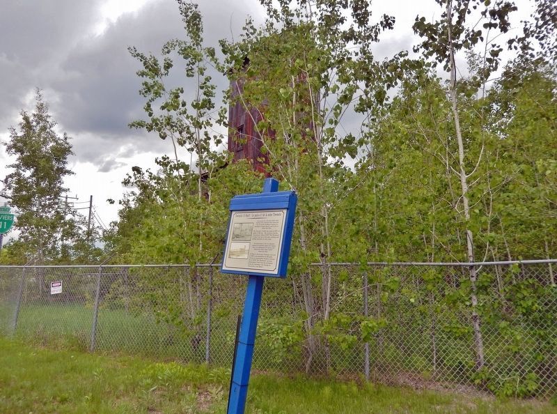 Townsite #1 Shaft / Le puits n�1 de la mine Townsite Marker image. Click for full size.