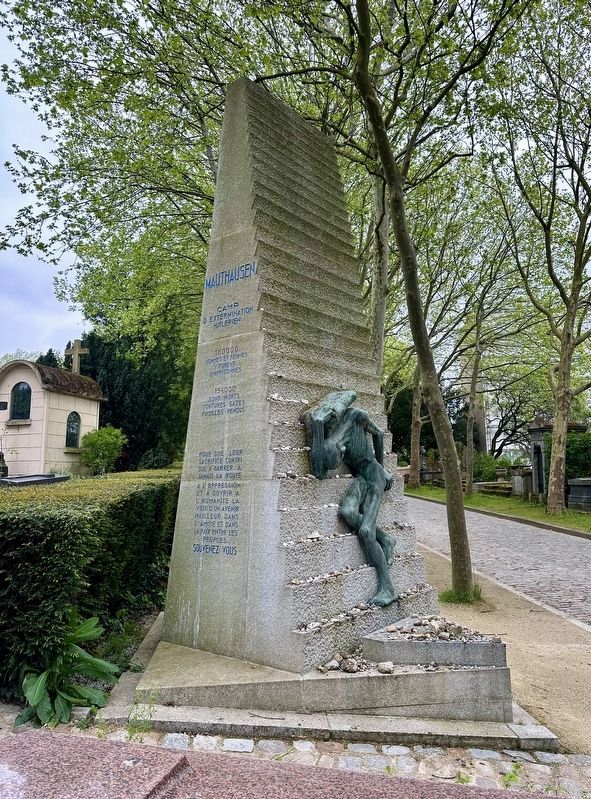 Mauthausen Concentration Camp Memorial Marker. Click for full size. Mauthausen Concentration Camp Memorial Marker image. Click for full size.